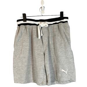 Puma Gray Drawstring Waist Forever Better Casual Athletic Shorts Men Sz M